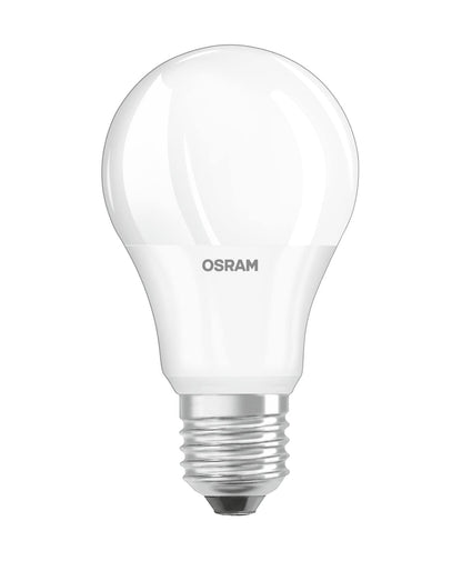 Osram LED Base Classic A Lampada, a Forma di Lampadina con Attacco E27, non dimmerabile, Sostituisce 100 watt, Opaca, Bianco Freddo, 4000 Kelvin, Confezione da 3