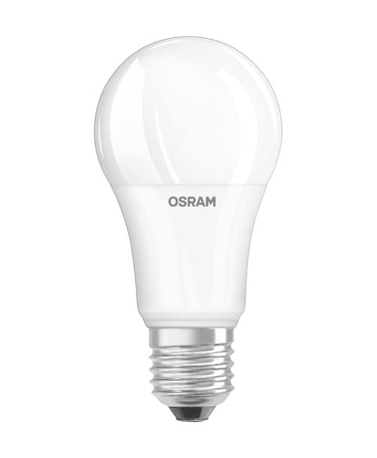 Osram LED Base Classic A Lampada, a Forma di Lampadina con Attacco E27, non dimmerabile, Sostituisce 100 watt, Opaca, Bianco Freddo, 4000 Kelvin, Confezione da 3