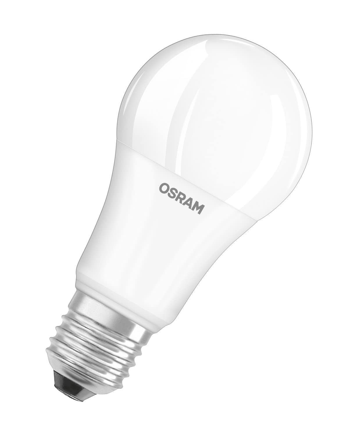 Osram LED Base Classic A Lampada, a Forma di Lampadina con Attacco E27, non dimmerabile, Sostituisce 100 watt, Opaca, Bianco Freddo, 4000 Kelvin, Confezione da 3