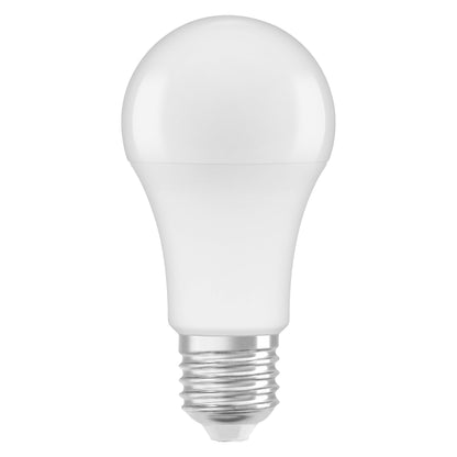 Osram LED Base Classic A Lampada, a Forma di Lampadina con Attacco E27, non dimmerabile, Sostituisce 100 watt, Opaca, Bianco Freddo, 4000 Kelvin, Confezione da 3