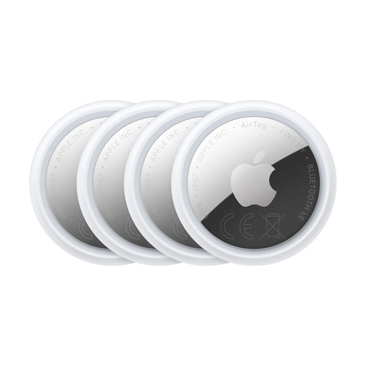 Apple AirTag (seconda generazione): utile per localizzare portachiavi, portafogli e molto altro; funziona emettendo un suono; si configura con un semplice tap da iPhone o iPad