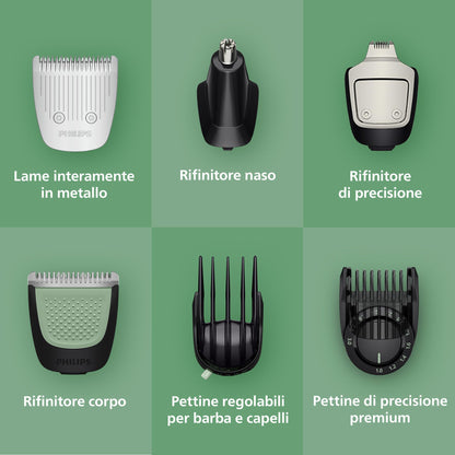 Philips Multigroom Serie 7000 | Rifinitore All-in-One 16-in-1 (MG7931/15)