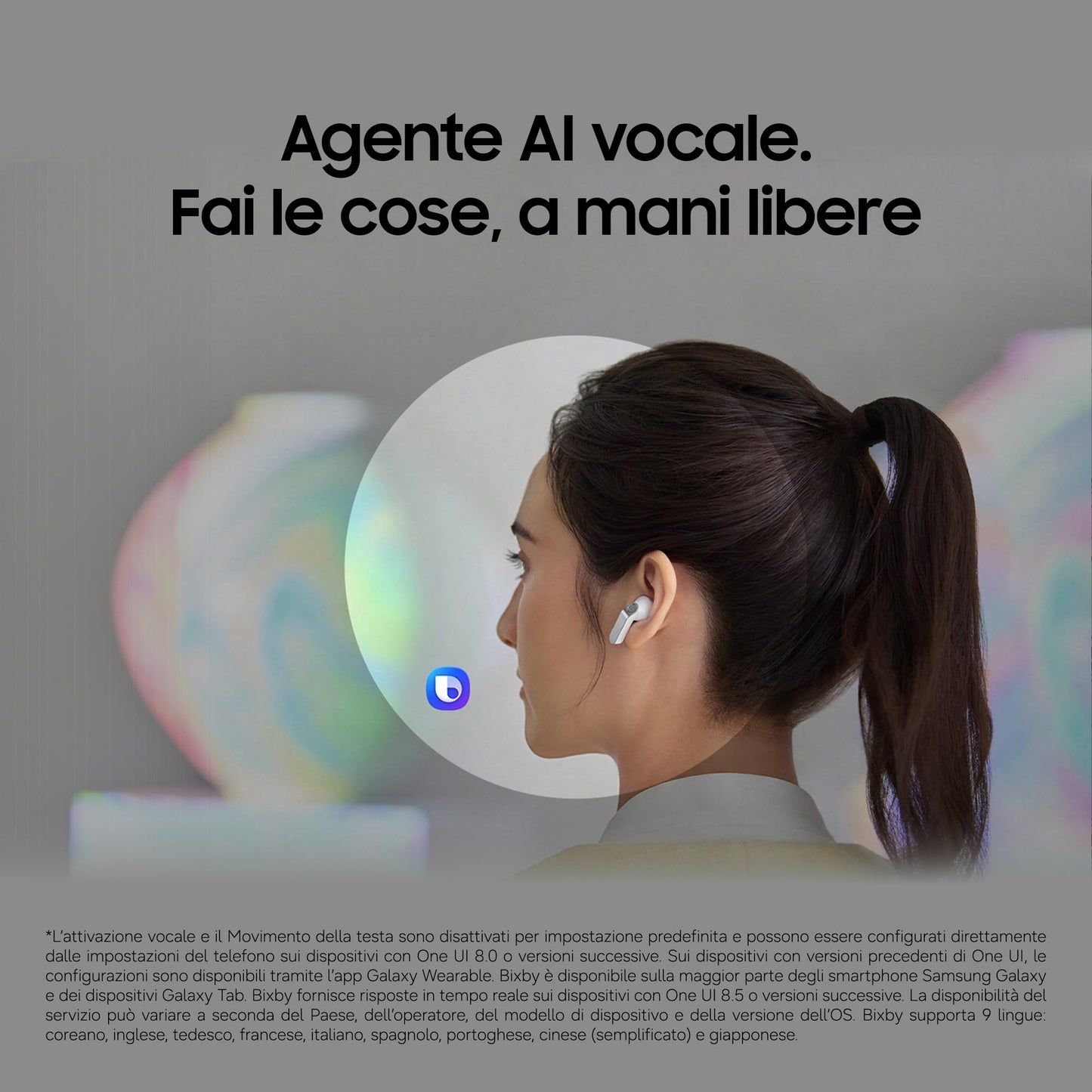 Samsung Galaxy Buds4 Pro Black, Altoparlante a 2 Vie, Doppio Amplificatore, Chiamate Cristalline, Audio 360°, ANC Migliorata, Controllo Adattivo Rumore, Galaxy AI con Comandi Vocali [ver. italiana]