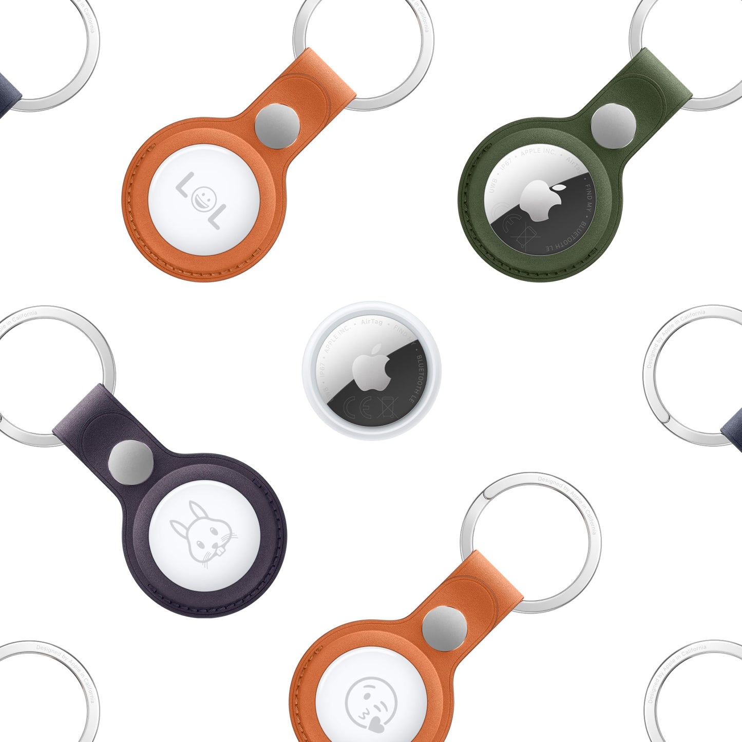 Apple AirTag (seconda generazione): utile per localizzare portachiavi, portafogli e molto altro; funziona emettendo un suono; si configura con un semplice tap da iPhone o iPad