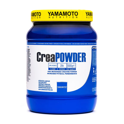 YAMAMOTO NUTRITION Creatine Crea POWDER Creapure 500 gr, Integratore Alimentare di Creatina Monoidrato in Polvere, Integratore per Sportivi, Aumenta le Prestazioni Fisiche, Non Aromatizzato
